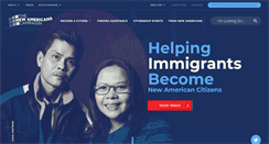 Desktop Screenshot of newamericanscampaign.org